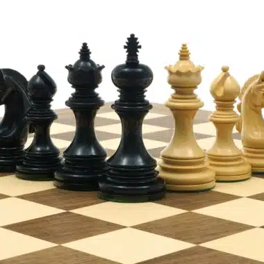 Juego de ajedrez Garvi de madera de boj y ébano
