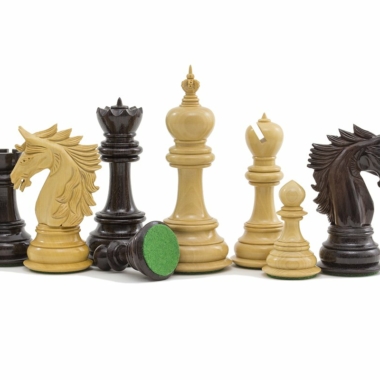 Juego de ajedrez Dubliner de madera de palosanto y boj