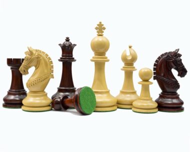Juego de ajedrez La Valletta en madera de boj y secoya