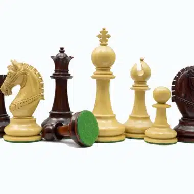 Juego de ajedrez La Valletta en madera de boj y secoya