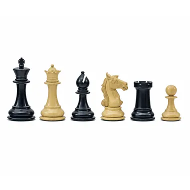 Juego de ajedrez de la serie Columbus en ébano y boj