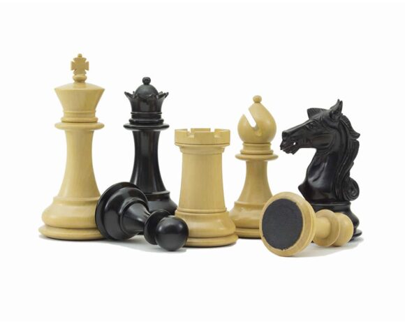 Juego de ajedrez de la serie Columbus en ébano y boj