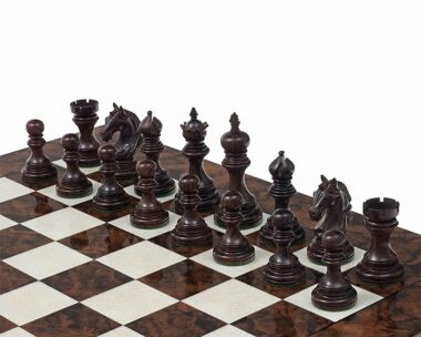 Juego de ajedrez Garvi de madera de boj y palisandro