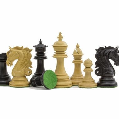 Jeu d'Échecs Kingsgate en Bois d'Ébène et Bois de Buis
