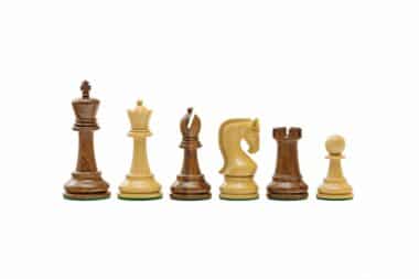 Juego de ajedrez Leningrado de madera de sheesham y acacia