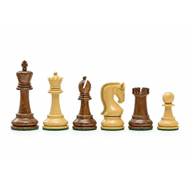 Juego de ajedrez Leningrado de madera de sheesham y acacia