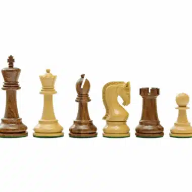 Juego de ajedrez Leningrado de madera de sheesham y acacia