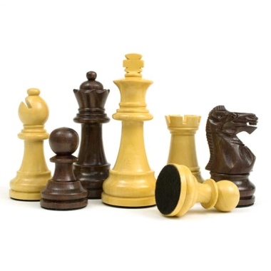 Juego de ajedrez de palosanto y boj de Modica