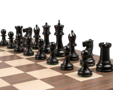 Juego de ajedrez Staunton - Reproducción de 1890 en ébano y boj