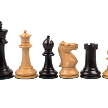 Juego de ajedrez Staunton - Reproducción de 1869 en ébano y boj