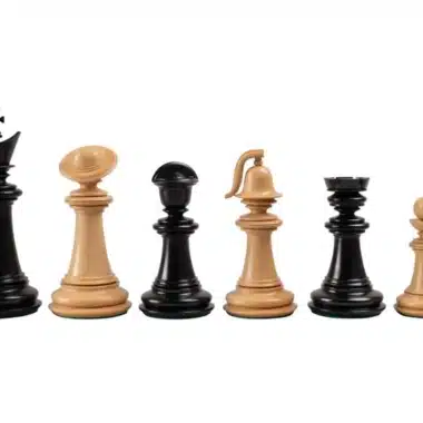 Juego de ajedrez Staunton Greek Series en ébano y boj