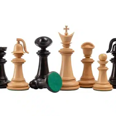 Juego de ajedrez Staunton Greek Series en ébano y boj