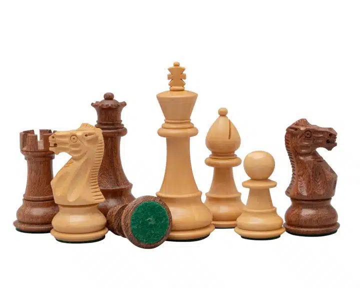 Juego de ajedrez Staunton Classic Acacia y Boj