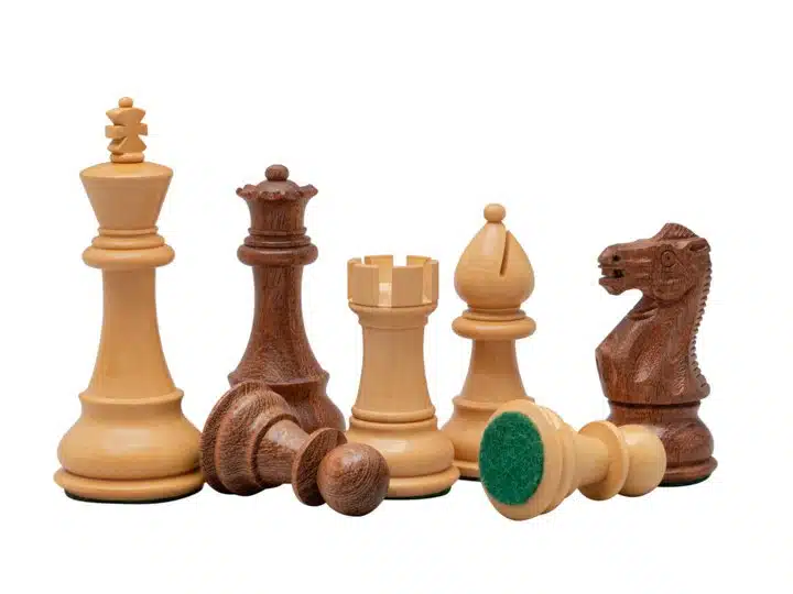 Juego de ajedrez Staunton Classic Acacia y Boj