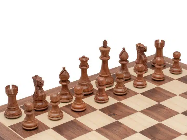 Juego de ajedrez Staunton Classic Acacia y Boj