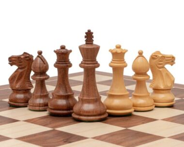 Juego de ajedrez Staunton Classic Acacia y Boj