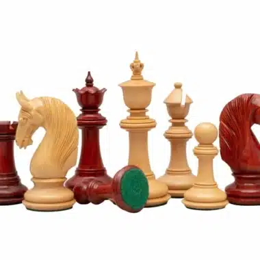 Juego de ajedrez Blackburne Deluxe Padouk and Boxwood