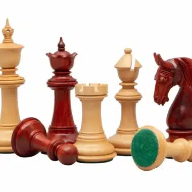 Juego de ajedrez Blackburne Deluxe Padouk and Boxwood