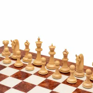 Juego de ajedrez Blackburne Deluxe Padouk and Boxwood
