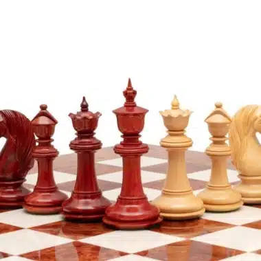Juego de ajedrez Blackburne Deluxe Padouk and Boxwood