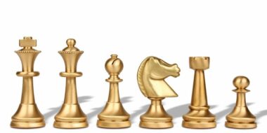 Staunton Grand Chess Set - Tablero de ajedrez - Backgammon y Damas en imitación de cuero y piezas de latón macizo