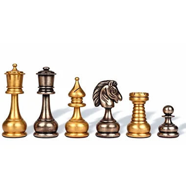 Juego de ajedrez persa Juego grande de latón macizo