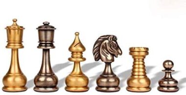 Juego de ajedrez persa Juego grande de latón macizo