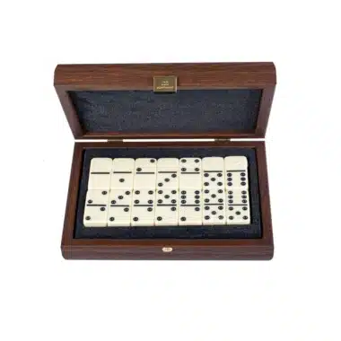 Alternative view of Juego de dominó Camel - Caja de madera y polipiel