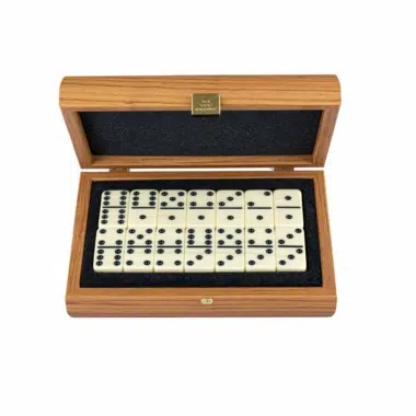 Alternative view of Juego de dominó - Caja de madera Lupo