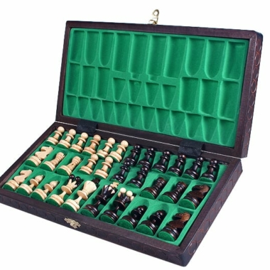 Alternative view of Juego de Ajedrez Plegable de Madera Pearl