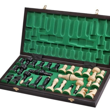 Alternative view of Tablero de Ajedrez Plegable y Juego de Ajedrez de Madera con Almacenamiento