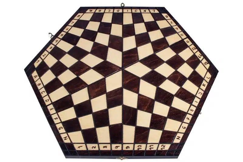 Juego de Ajedrez para Tres Jugadores en Madera - Imagen 8