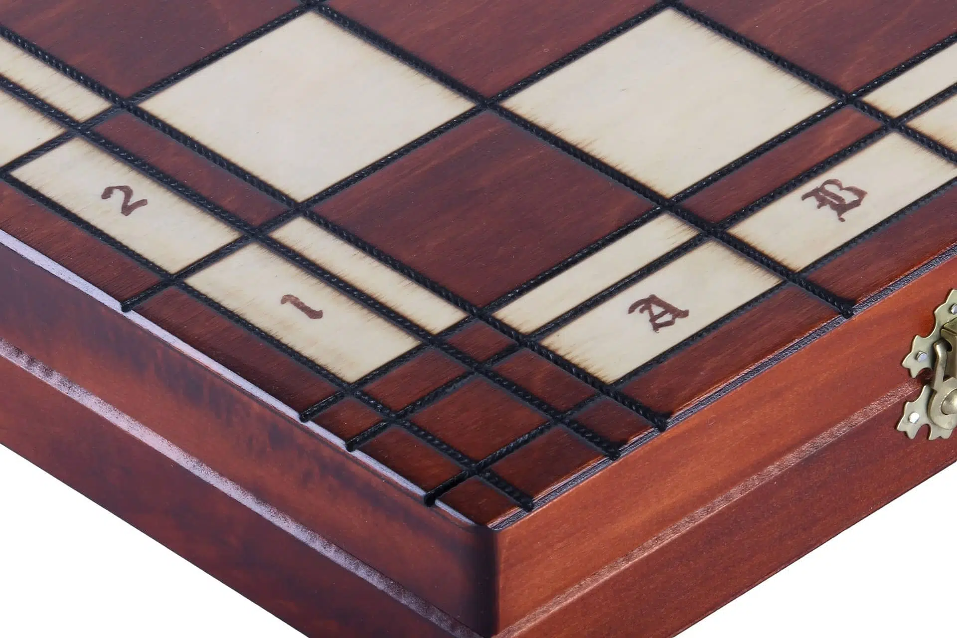 Gran Juego de Ajedrez Plegable de Madera con Almacenamiento - Imagen 8