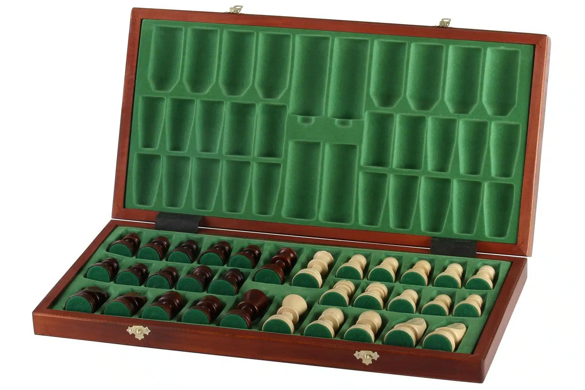 Gran Juego de Ajedrez Plegable de Madera con Almacenamiento - Imagen 2