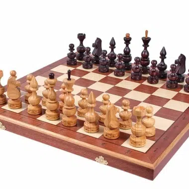 Gran Juego de Ajedrez Plegable con Almacenamiento