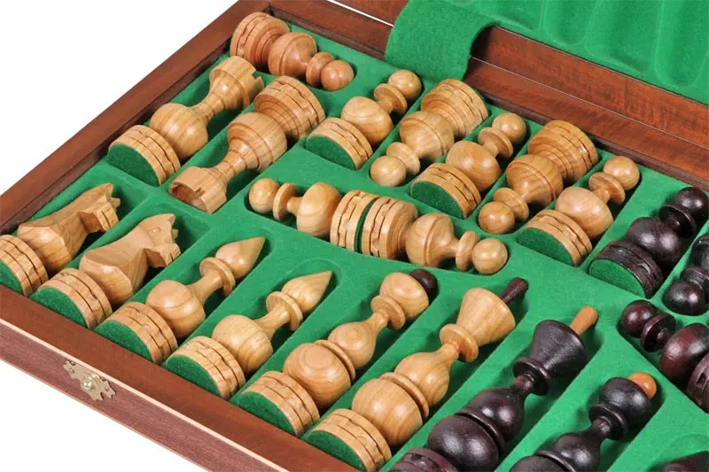 Gran Juego de Ajedrez Plegable con Almacenamiento - Imagen 7