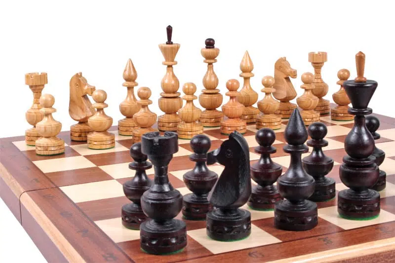 Gran Juego de Ajedrez Plegable con Almacenamiento - Imagen 4