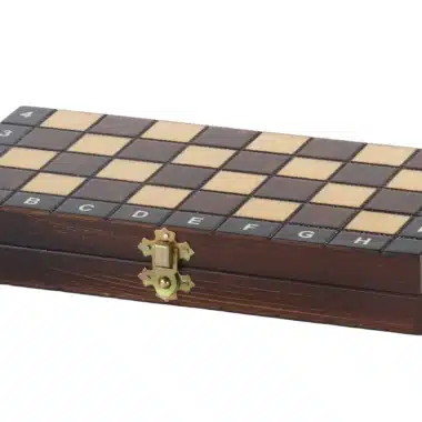 Pequeño Juego de Ajedrez de Madera de Viaje - Imagen 6
