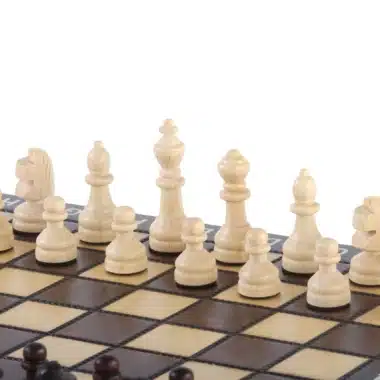 Pequeño Juego de Ajedrez de Madera de Viaje - Imagen 5