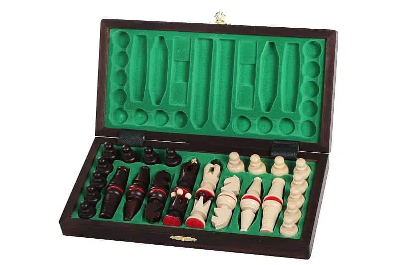 Juego de Ajedrez de Viaje de Madera Plegable - Imagen 2