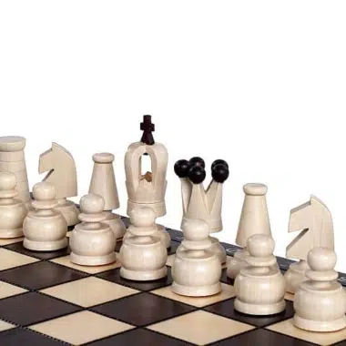 Juego de Ajedrez de Viaje de Madera Plegable - Imagen 4