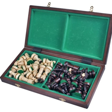 Alternative view of Juego de Ajedrez de Madera y Tablero de Ajedrez Plegable de Madera con Almacenamiento