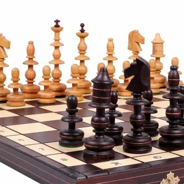 Juego de Ajedrez y Tablero de Ajedrez Gigante de Madera Plegable - Imagen 6