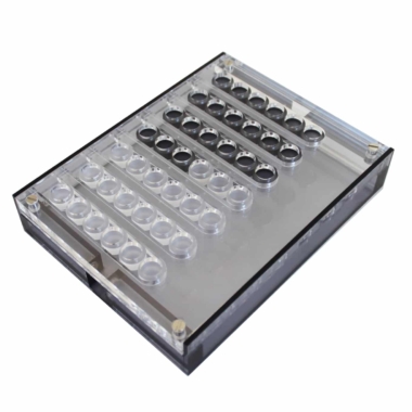 Alternative view of Juego de Sociedad Conecta 4 Original en Plexiglás Gris