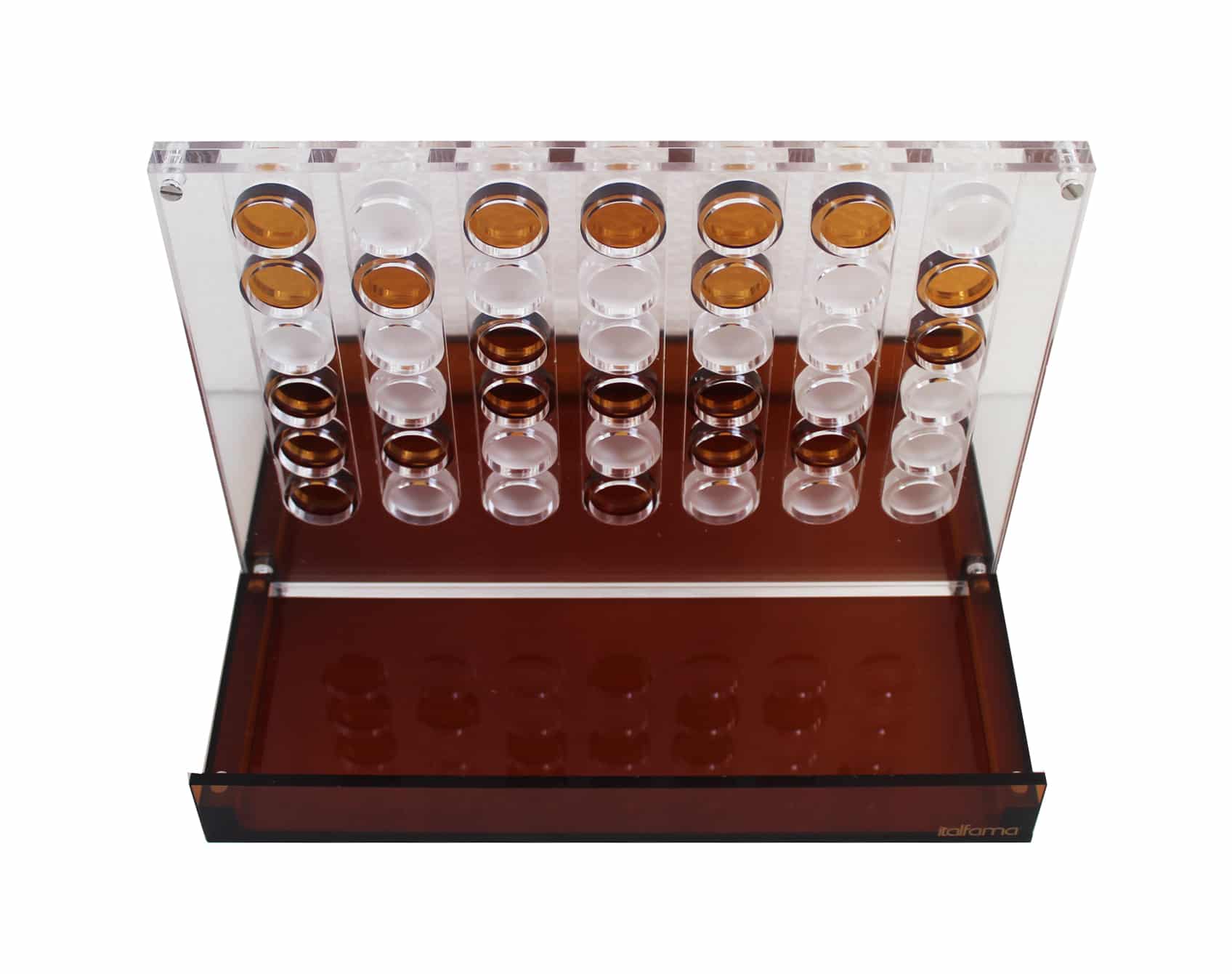 Juego de Sociedad Conecta 4 Original en Plexiglás Naranja - Imagen 5