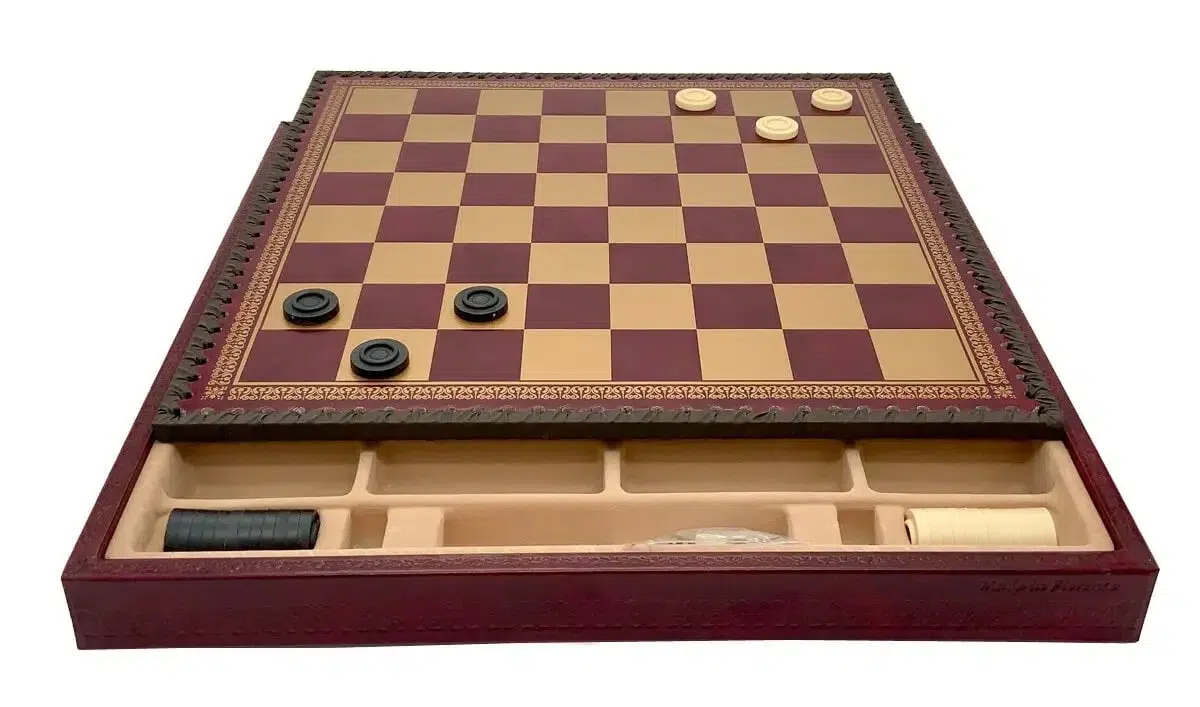 Juego de Ajedrez Figuras Rey Arturo y Tablero de Ajedrez de Símil Piel con Almacenamiento - Imagen 9
