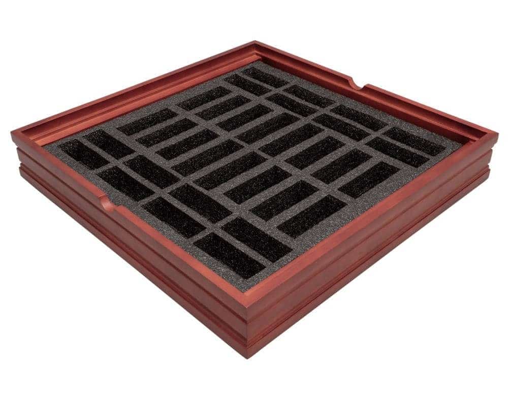 Juego de Ajedrez Florencia y Tablero de Madera de Nogal y Arce con Almacenamiento - Imagen 7