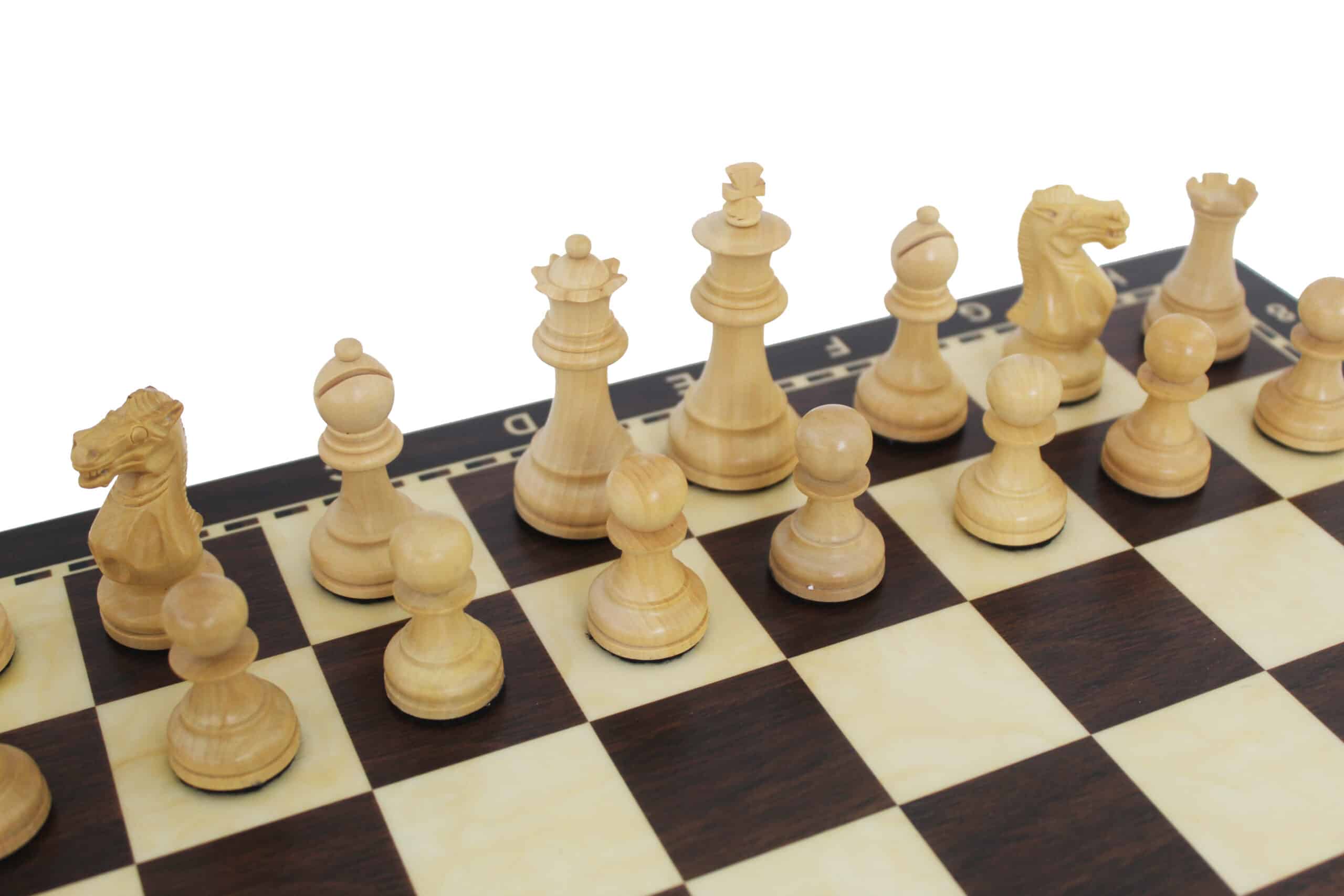 Juego de Ajedrez Staunton con Tablero Alfanumérico - Imagen 2