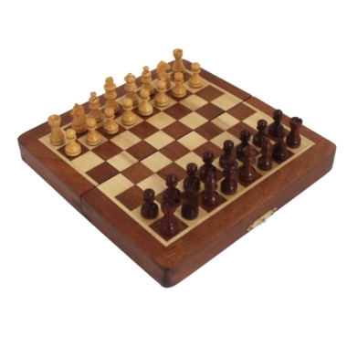 Alternative view of Juego de Ajedrez de Madera y Magnético Staunton - 5 Tamaños