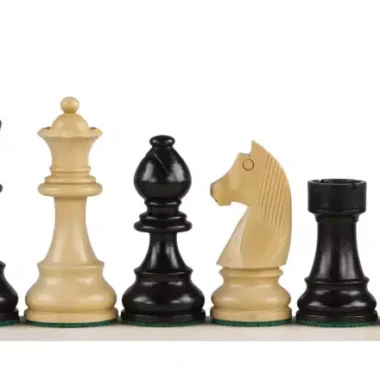 Jeu Échecs de Tournoi en Bois de Buis Chevalier Allemand